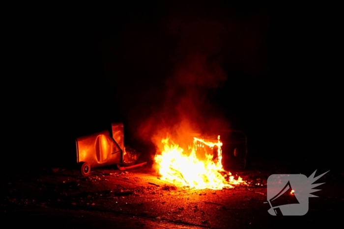 Containers in brand geblust