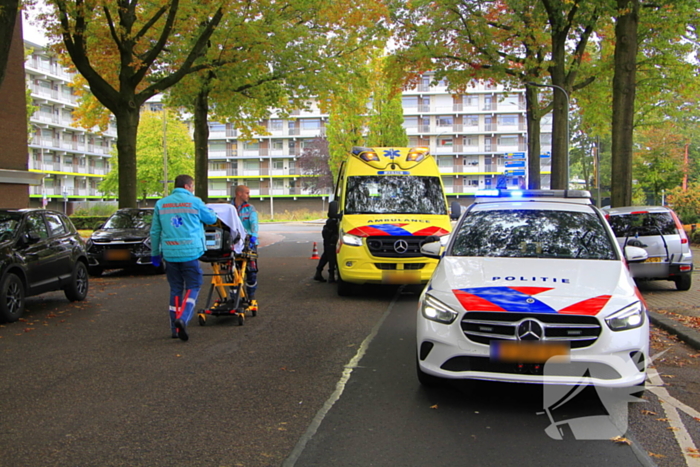 Zoektocht naar beschadigd bestelbus