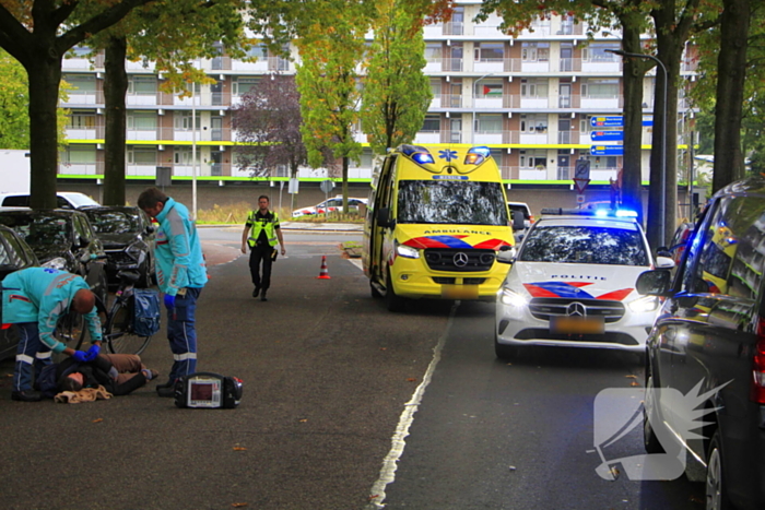 Zoektocht naar beschadigd bestelbus
