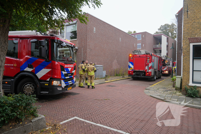 Woningbrand leidt tot grote inzet