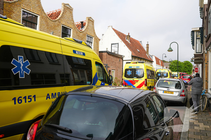 Woningbrand leidt tot grote inzet