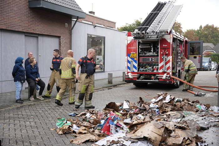 Brand in winkel leidt tot ontruiming