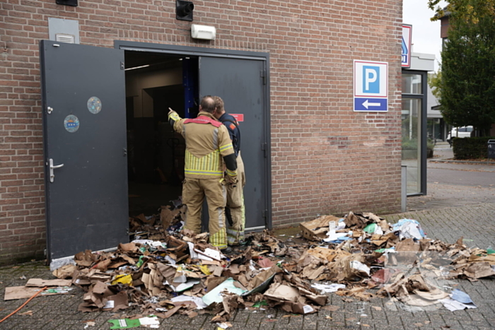 Brand in winkel leidt tot ontruiming