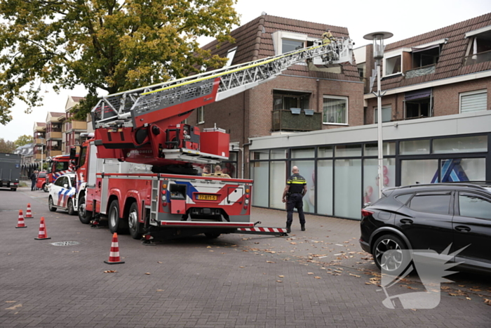 Brand in winkel leidt tot ontruiming
