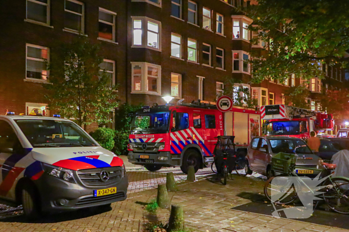 Woningbrand leidt tot rookinhalatie en snelle brandweeractie