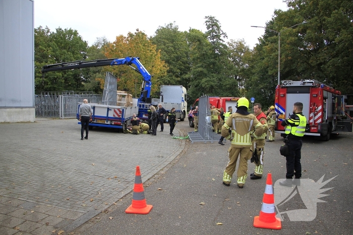 Zwaargewonde bij laadincident