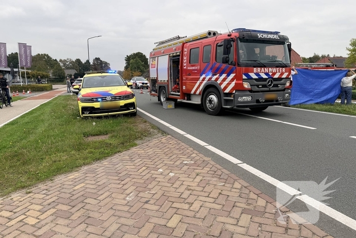 Fietser overleden na aanrijding met vrachtwagen