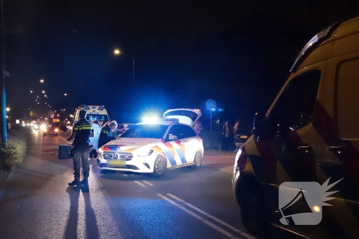 Man op scootmobiel gewond bij ongeval met bezorgbrommer