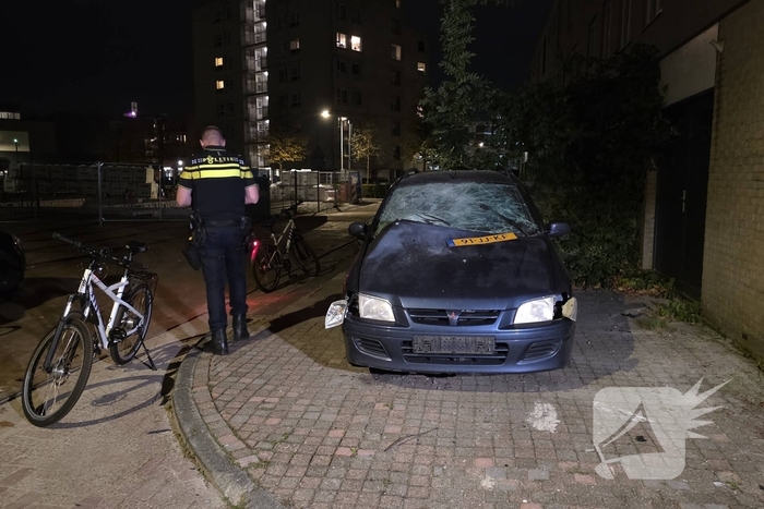 Auto opgeblazen in nachtelijke explosie