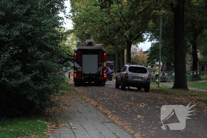 Scootmobiel onderzocht door brandweer