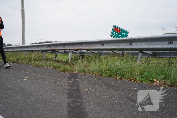 Voertuigen zwaar beschadigd bij ongeval op snelweg