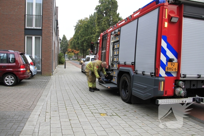 Deur open geboord bij koolmonoxidealarm