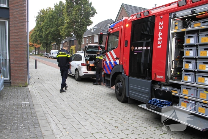 Deur open geboord bij koolmonoxidealarm