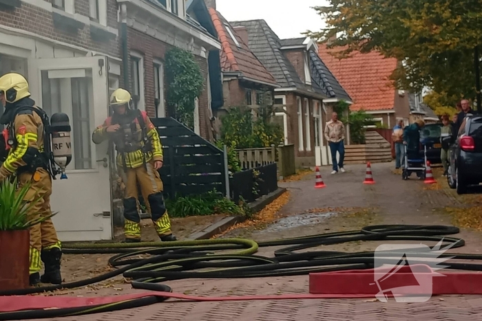 Flinke rookontwikkeling bij woningbrand