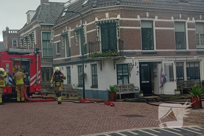 Flinke rookontwikkeling bij woningbrand
