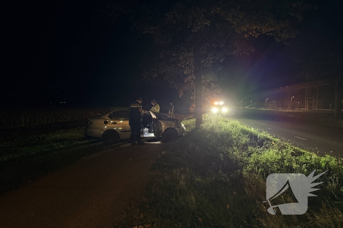 Bestuur spoorloos na eenzijdig ongeval