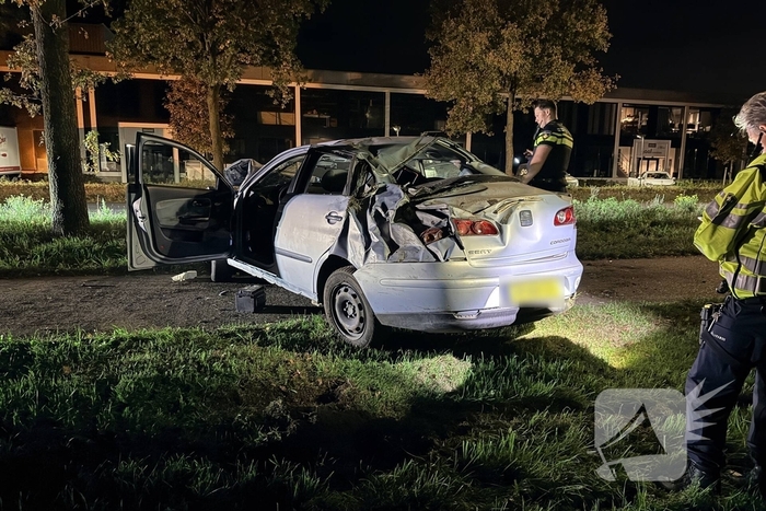 Bestuur spoorloos na eenzijdig ongeval