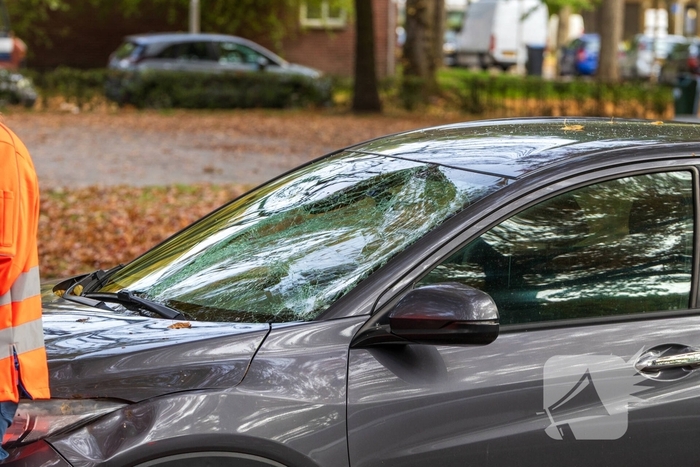 Wielrenner komt met de schrik vrij na aanrijding met auto