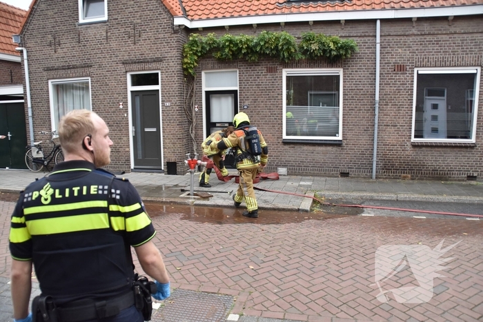 Woningbrand met grote rookontwikkeling