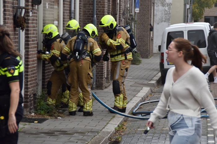 Woningbrand met grote rookontwikkeling