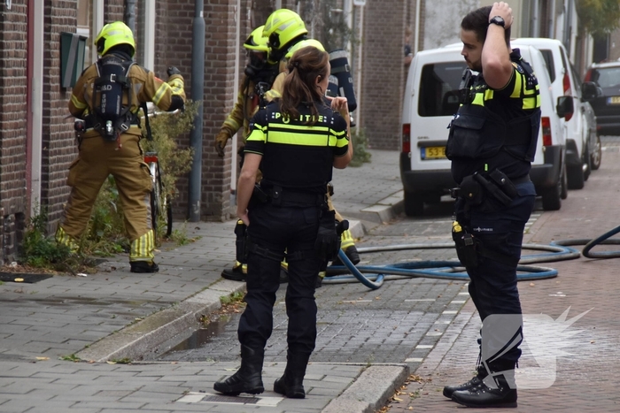 Woningbrand met grote rookontwikkeling
