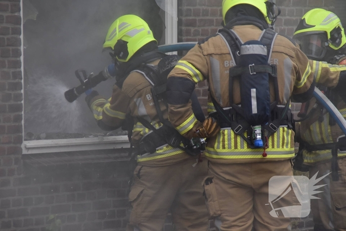 Woningbrand met grote rookontwikkeling