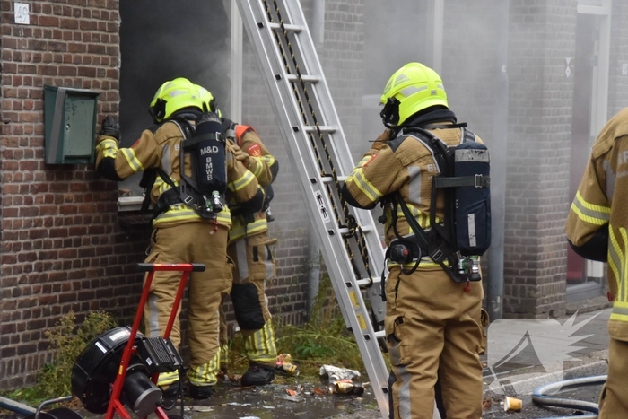 Woningbrand met grote rookontwikkeling