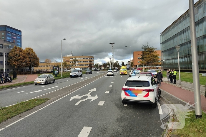 Lesauto betrokken bij ongeval met meerdere voertuigen