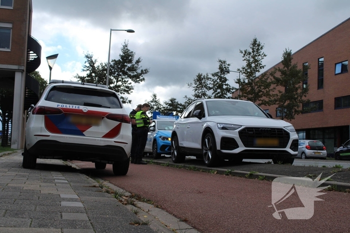 Lesauto betrokken bij ongeval met meerdere voertuigen