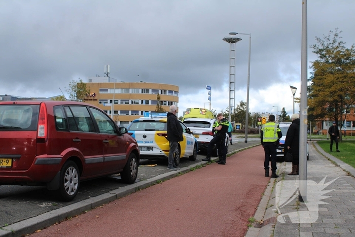Lesauto betrokken bij ongeval met meerdere voertuigen