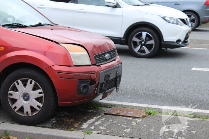 Lesauto betrokken bij ongeval met meerdere voertuigen