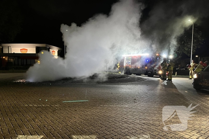 Opnieuw ongeregeldheden bij rotonde