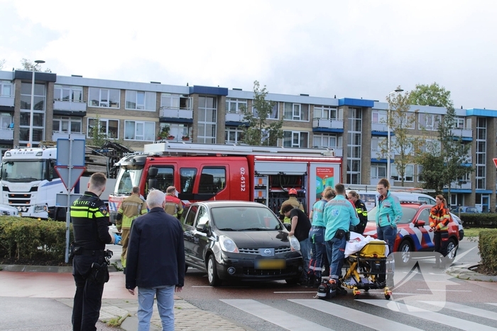 Brandweer bevrijdt beknelde fietser