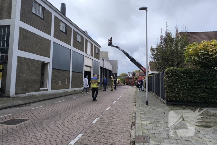 Industriebrand leidt tot grootschalige inzet
