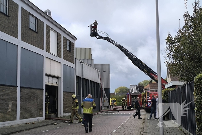 Industriebrand leidt tot grootschalige inzet