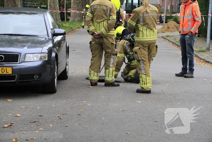 Forse gaslekkage in rioolstelsel gemeld