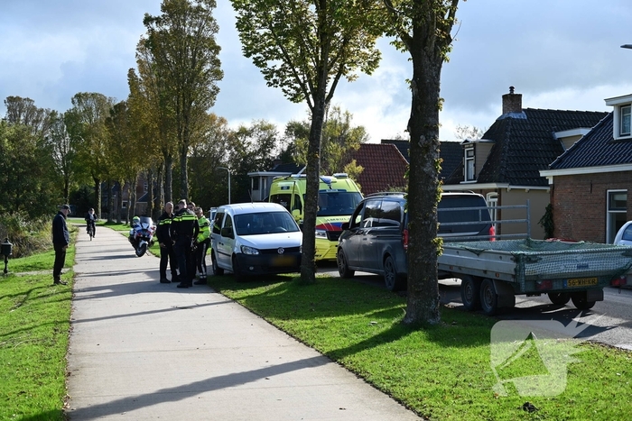 Botsing tussen fatbike en scootmobiel