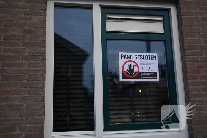 Woning gesloten na vermoedelijke aanslag