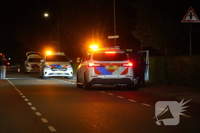 Fietser aangereden door politieauto