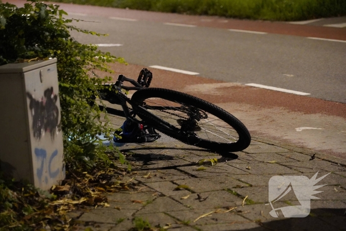 Fietser aangereden door politieauto
