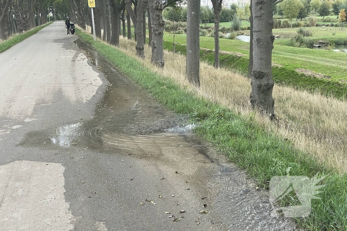 Waterlekkage langs dijk