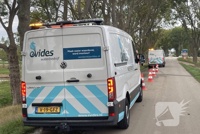 Waterlekkage langs dijk