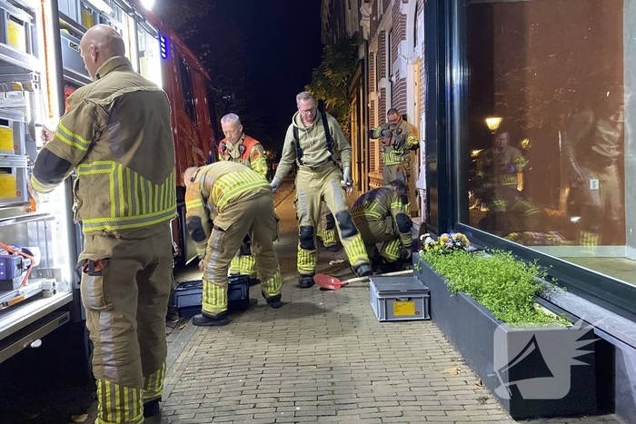 Kelderbox loopt onder door lekkage