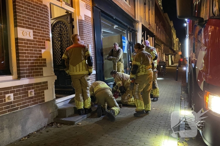 Kelderbox loopt onder door lekkage