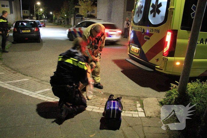 Brand in woning door pan op het vuur