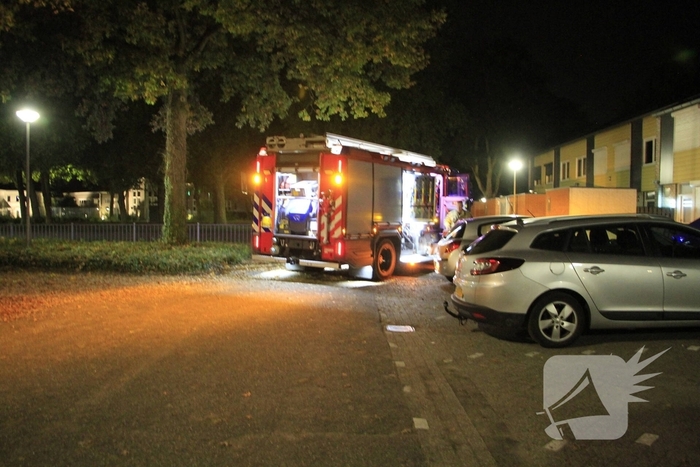 Brand in woning door pan op het vuur