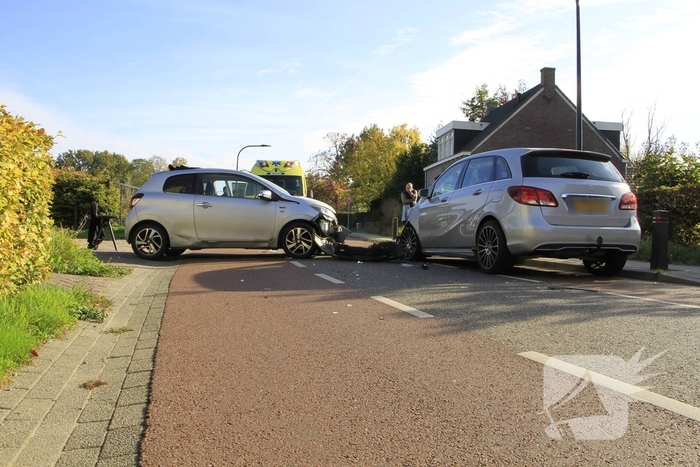 Gewonde bij frontale aanrijding