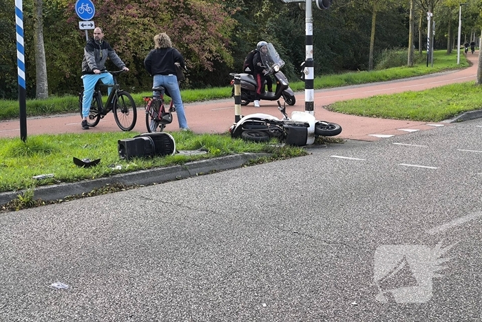 Scooterrijder gewond bij ongeval