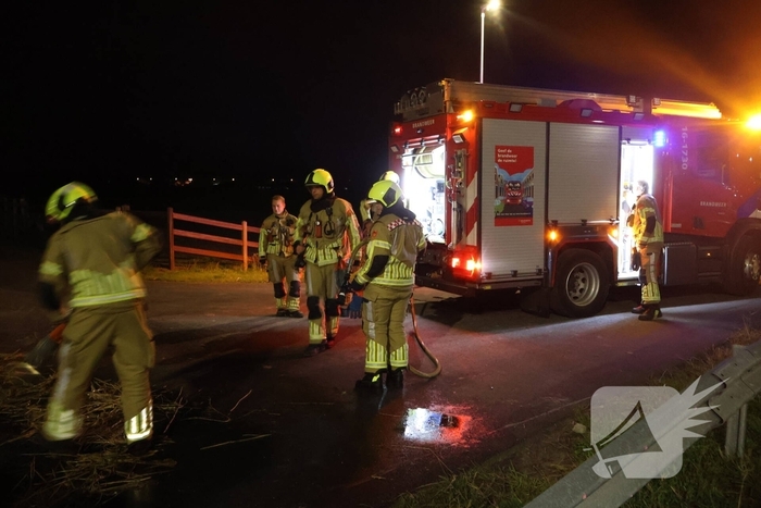 Baldadige jongeren stichten brand