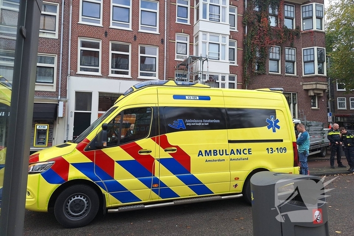 Werknemer valt van steiger bij werkzaamheden